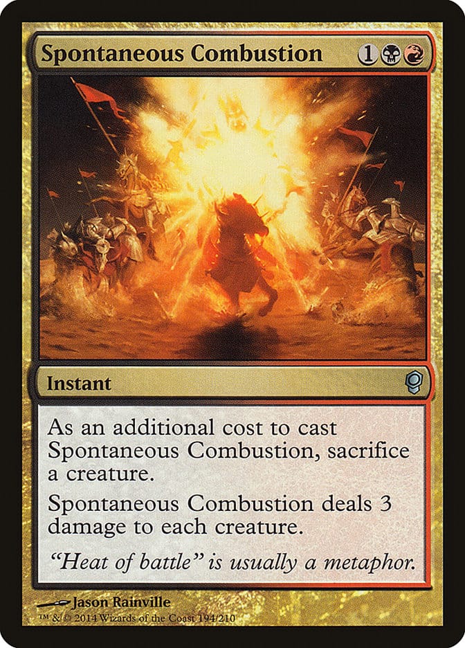 Spontaneous Combustion [Conspiracy] Magic: The Gathering