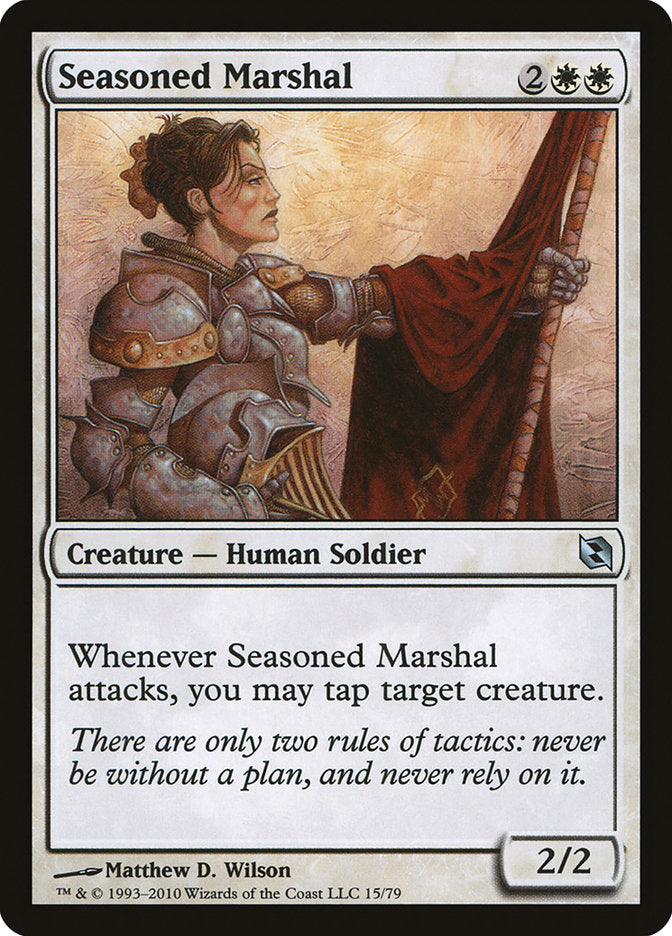 Seasoned Marshal [Duel Decks: Elspeth vs. Tezzeret] Magic: The Gathering
