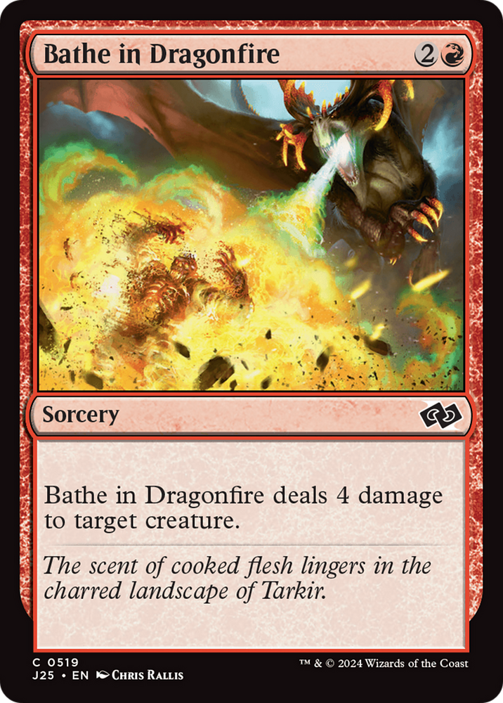 Bathe in Dragonfire [Foundations Jumpstart] Magic: The Gathering
