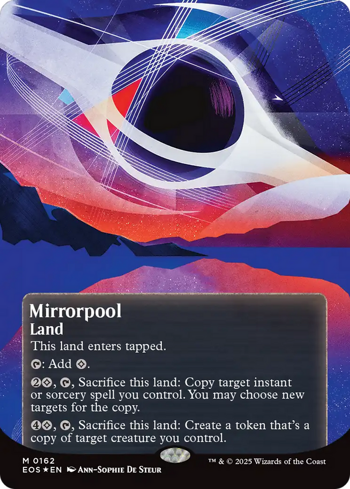 Mirrorpool (0162) (Borderless) (Galaxy Foil) [Edge of Eternities: Stellar Sights] Magic: The Gathering