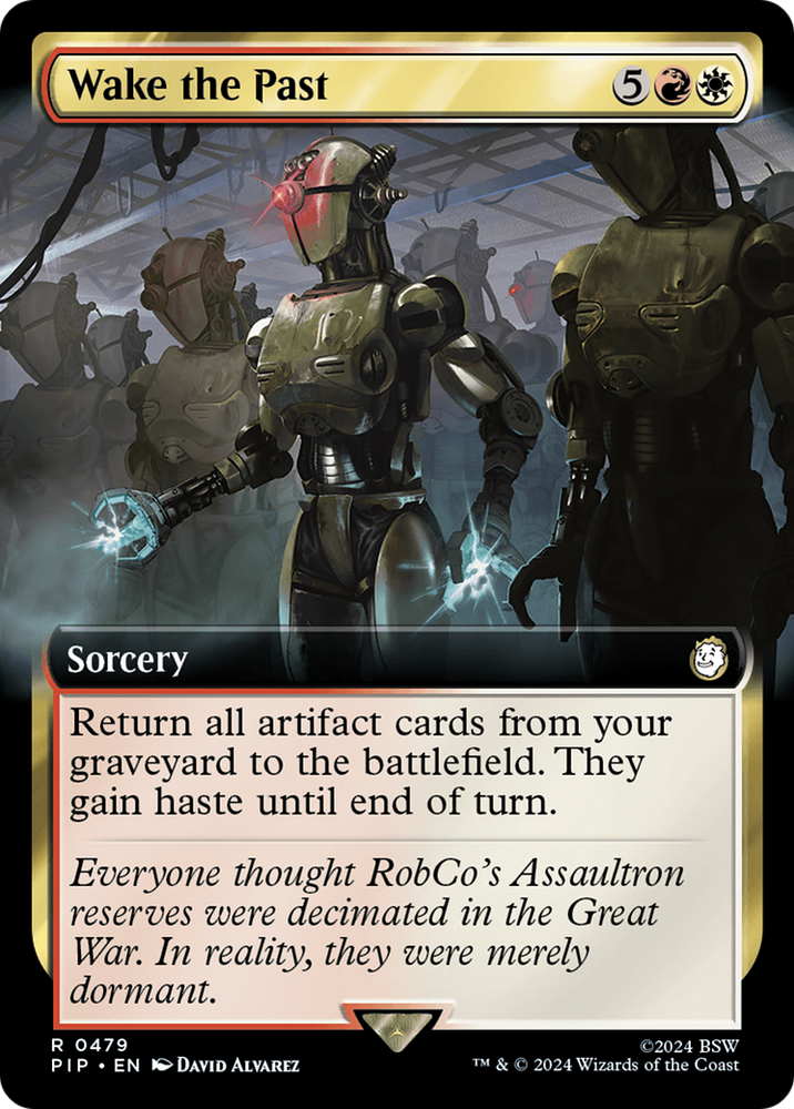 Wake the Past (Extended Art) [Fallout] Magic: The Gathering