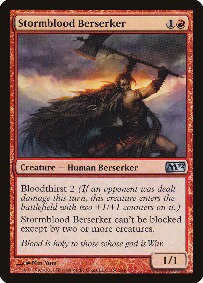 Stormblood Berserker [Magic 2012] Magic: The Gathering