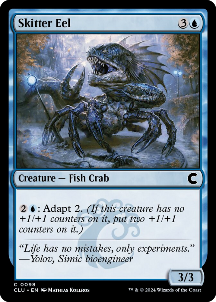 Skitter Eel [Ravnica: Clue Edition] Magic: The Gathering