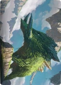 Yasharn, Implacable Earth Art Card [Zendikar Rising Art Series] Magic: The Gathering