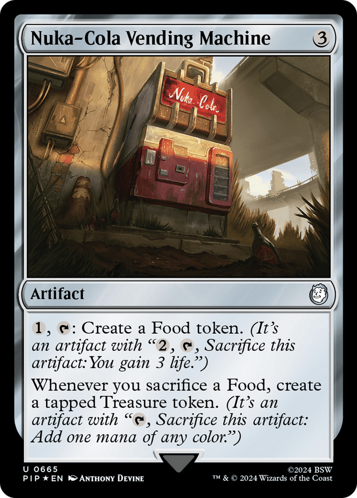 Nuka-Cola Vending Machine (Surge Foil) [Fallout] Magic: The Gathering
