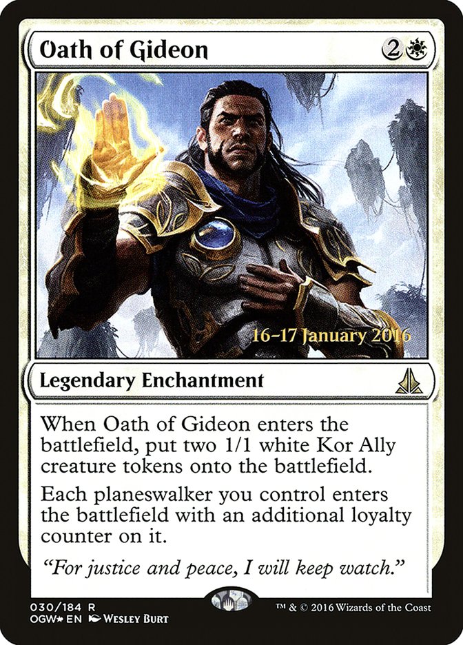 Oath of Gideon [Oath of the Gatewatch Prerelease Promos] Magic: The Gathering