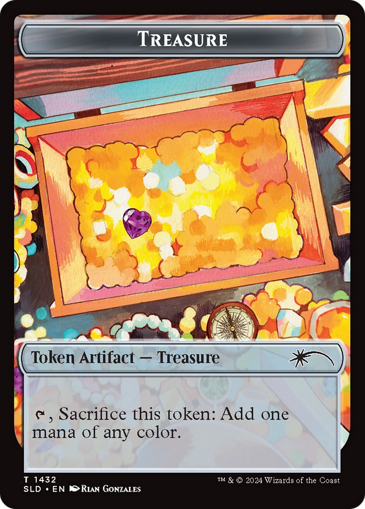 Treasure Token (1432) [Secret Lair Drop Series] Magic: The Gathering
