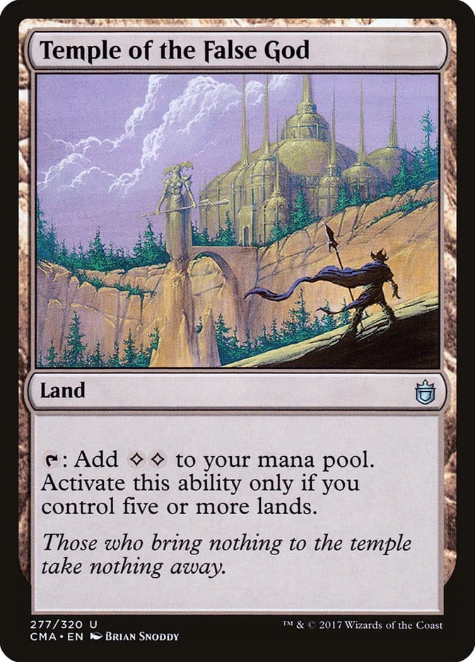 Temple of the False God [Commander Anthology] Magic: The Gathering