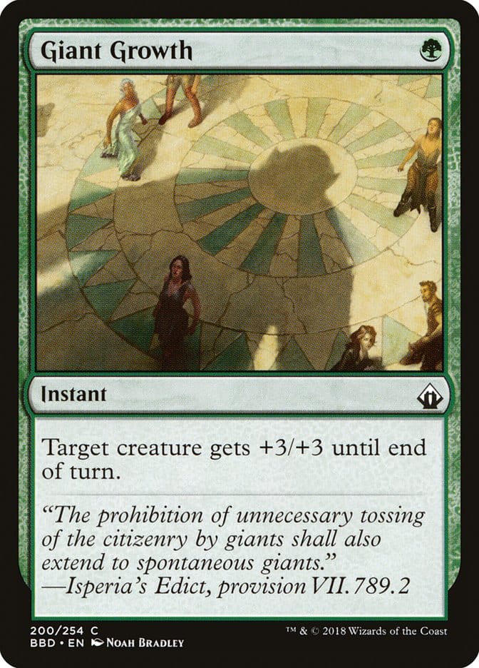 Giant Growth [Battlebond] Magic: The Gathering