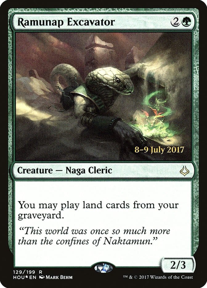 Ramunap Excavator [Hour of Devastation Prerelease Promos] Magic: The Gathering