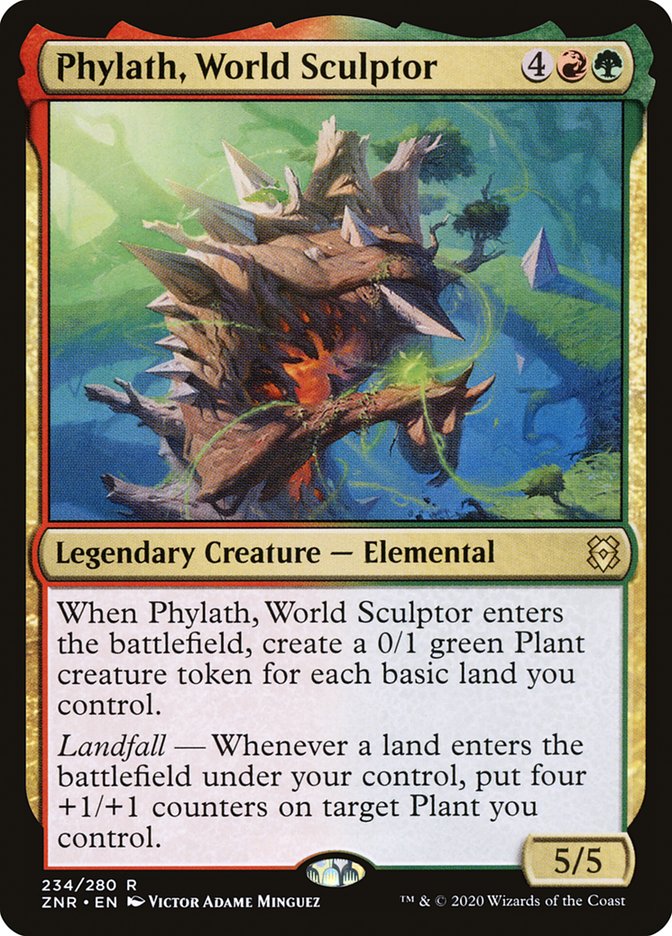Phylath, World Sculptor [Zendikar Rising] Magic: The Gathering