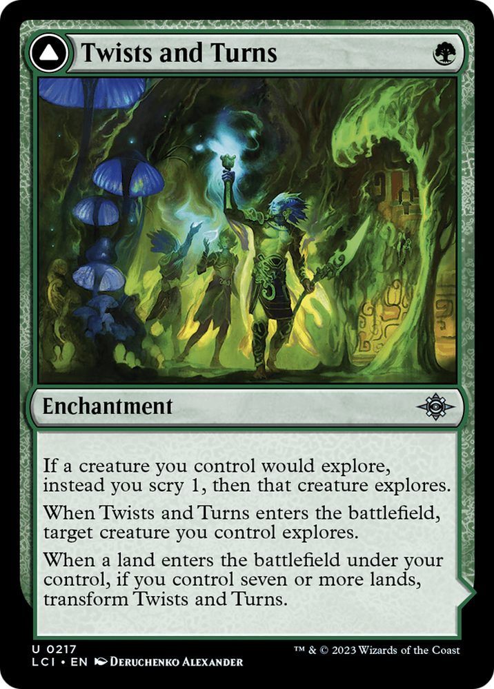 Twists and Turns // Mycoid Maze [The Lost Caverns of Ixalan] Magic: The Gathering
