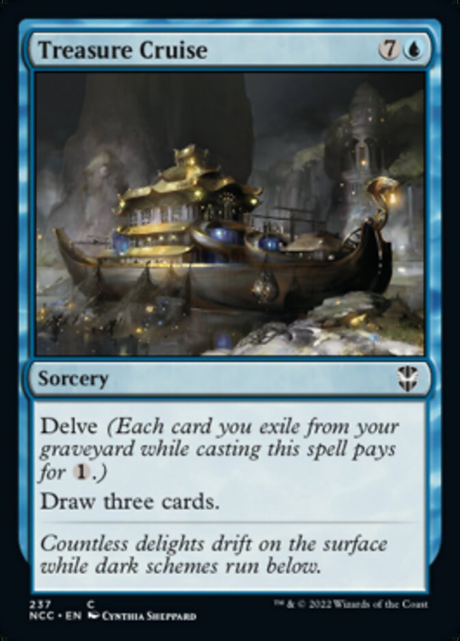 Treasure Cruise [Streets of New Capenna Commander] Magic: The Gathering