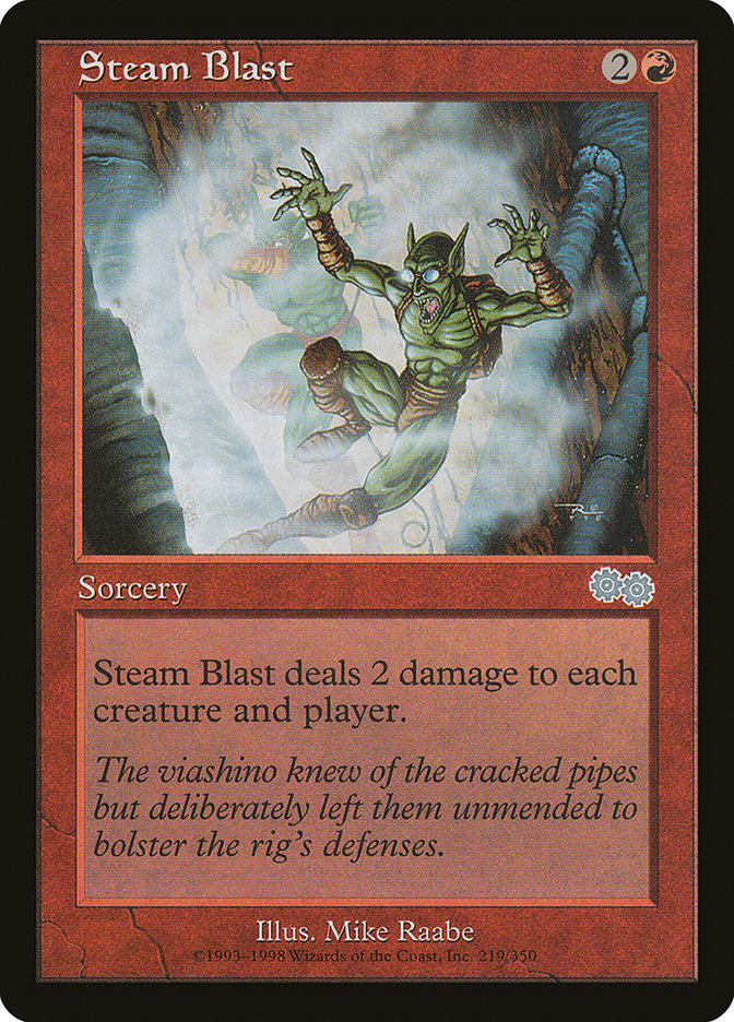 Steam Blast [Urza's Saga] Magic: The Gathering