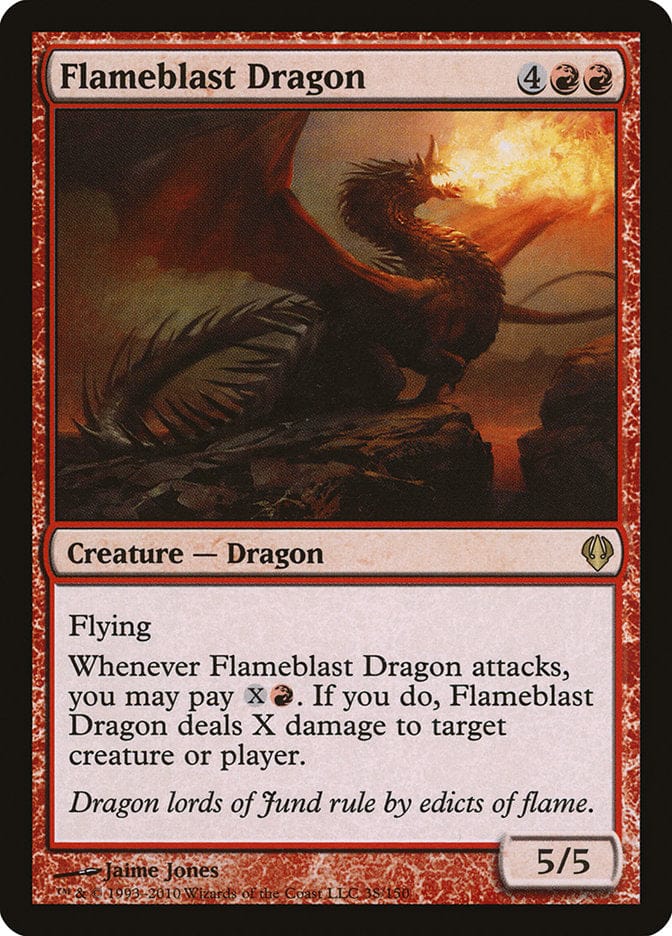 Flameblast Dragon [Archenemy] Magic: The Gathering
