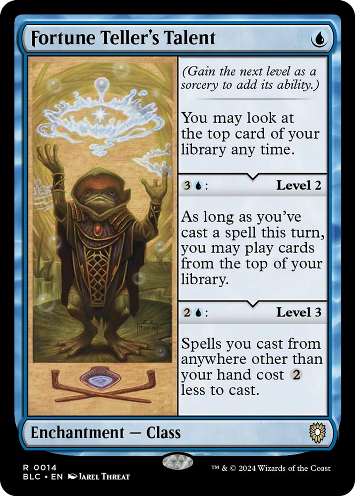 Fortune Teller's Talent [Bloomburrow Commander] Magic: The Gathering