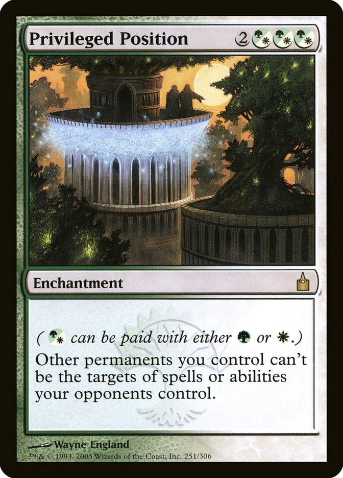 Privileged Position [Ravnica: City of Guilds] Magic: The Gathering
