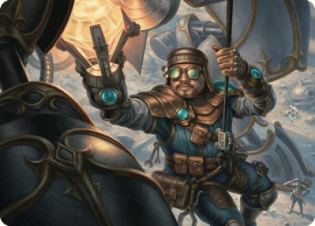 Powerstone Engineer Art Card [The Brothers' War Art Series] Magic: The Gathering