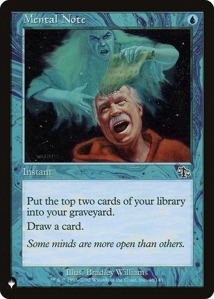 Mental Note [The List] Magic: The Gathering