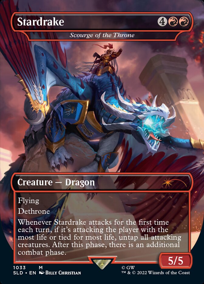Stardrake - Scourge of the Throne (Borderless) [Secret Lair Drop Series] Magic: The Gathering