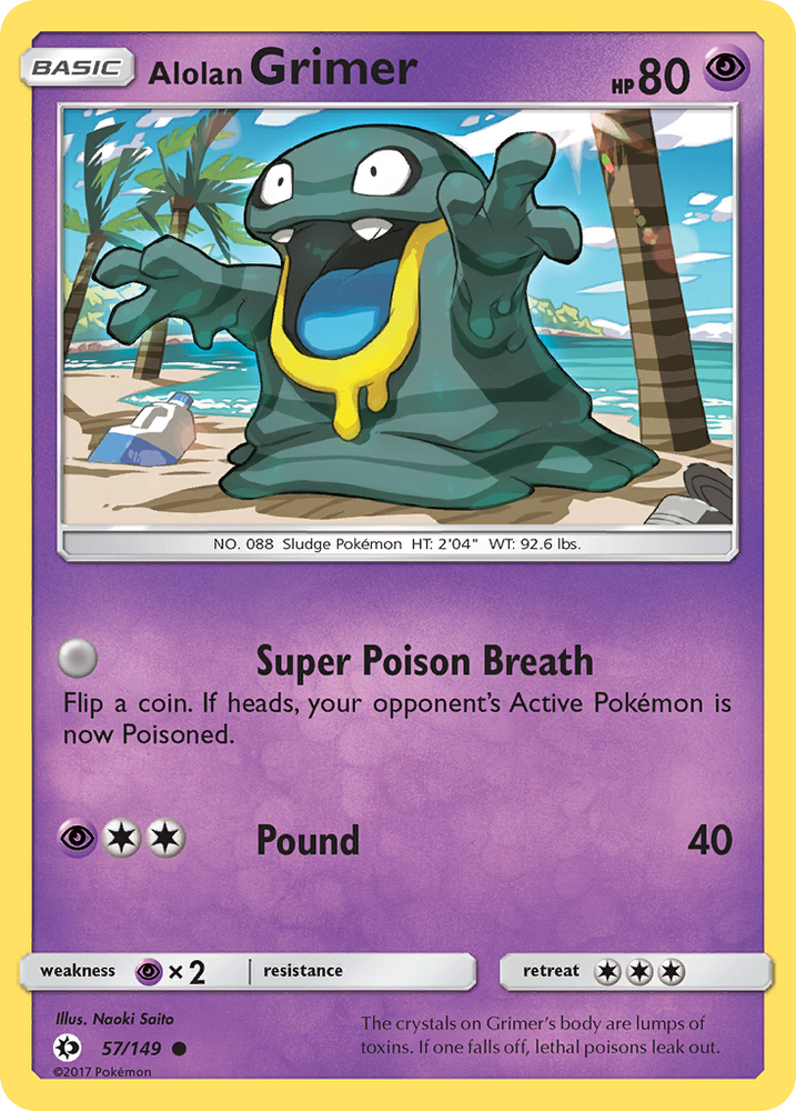 Alolan Grimer (57/149) [Sun & Moon: Base Set] Pokémon