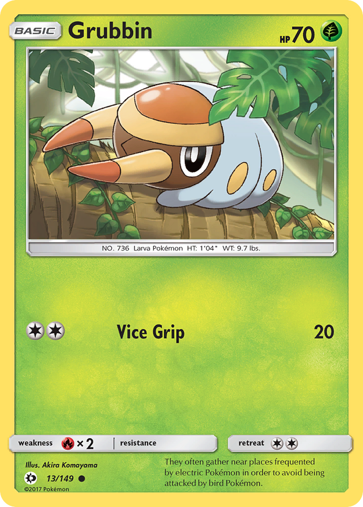 Grubbin (13/149) [Sun & Moon: Base Set] Pokémon
