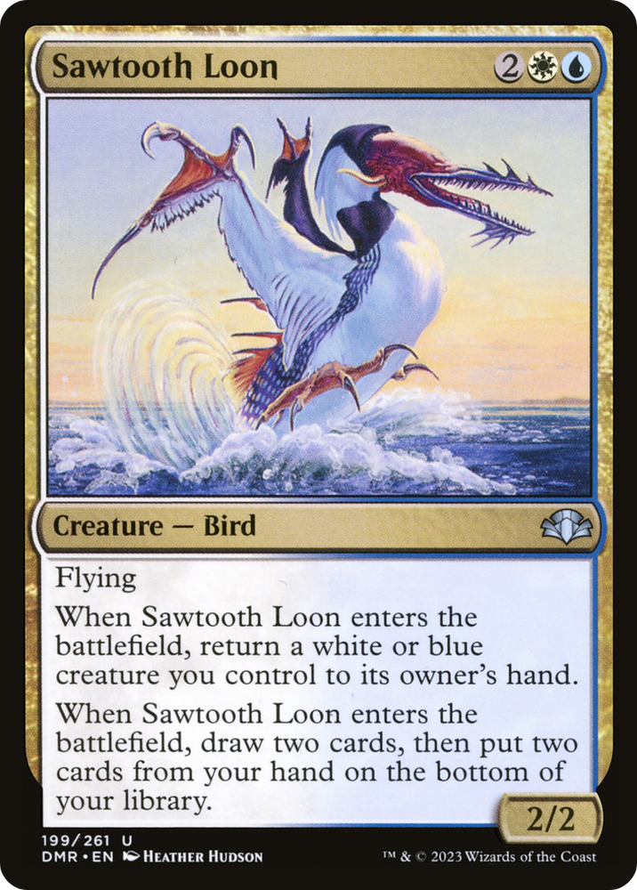 Sawtooth Loon [Dominaria Remastered] Magic: The Gathering