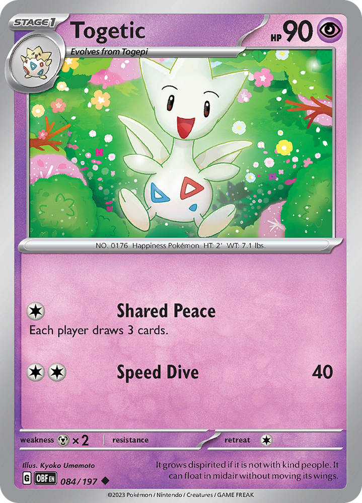 Togetic (084/197) [Scarlet & Violet: Obsidian Flames] Pokémon