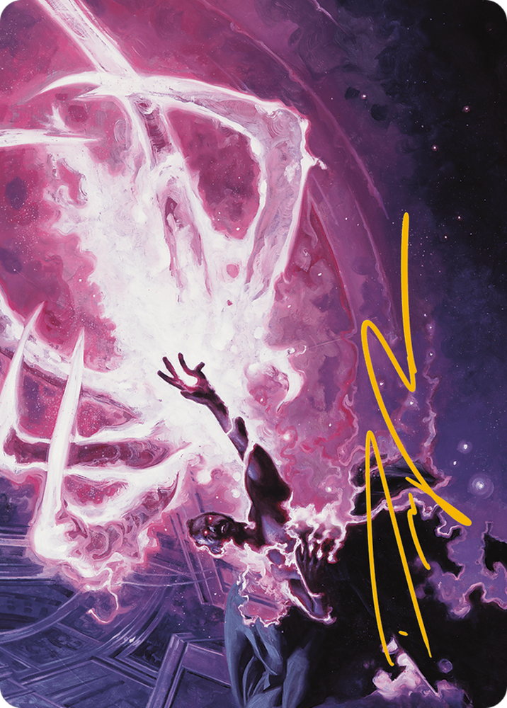 Flare of Malice Art Card (Gold-Stamped Signature) [Modern Horizons 3 Art Series] Magic: The Gathering
