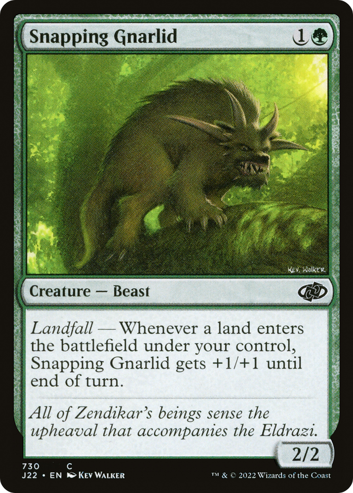 Snapping Gnarlid [Jumpstart 2022] Magic: The Gathering