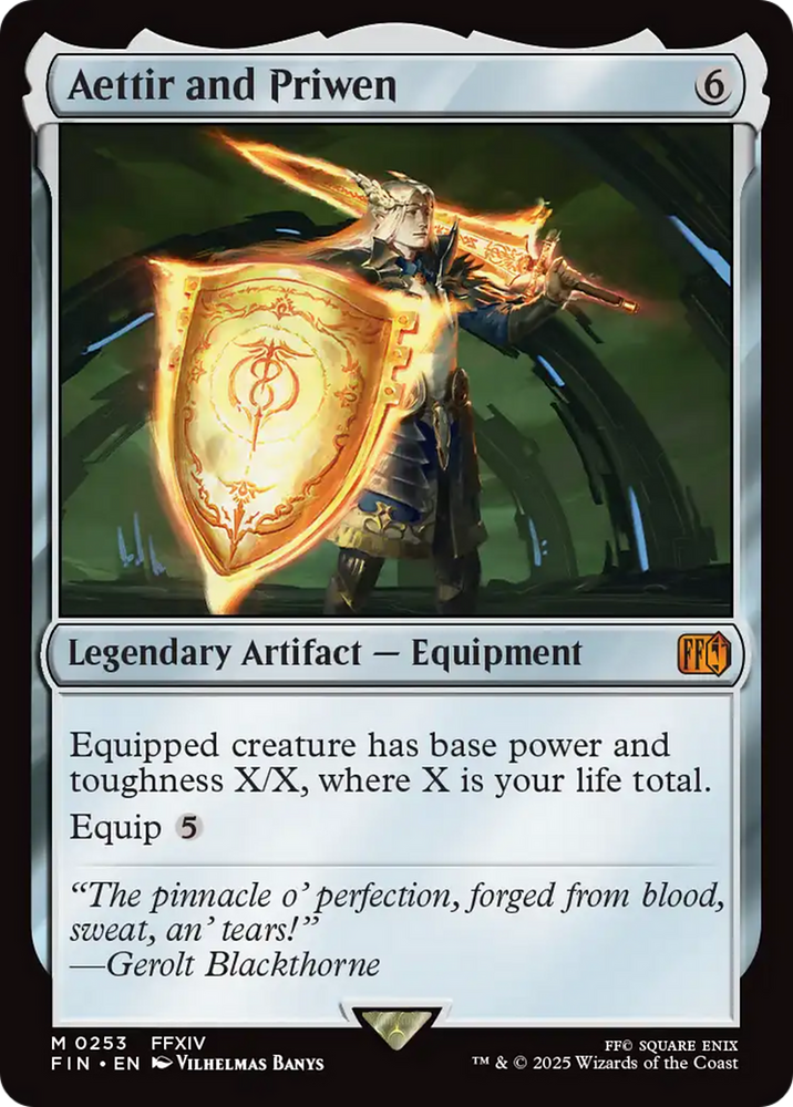 Aettir and Priwen [FINAL FANTASY] Magic: The Gathering