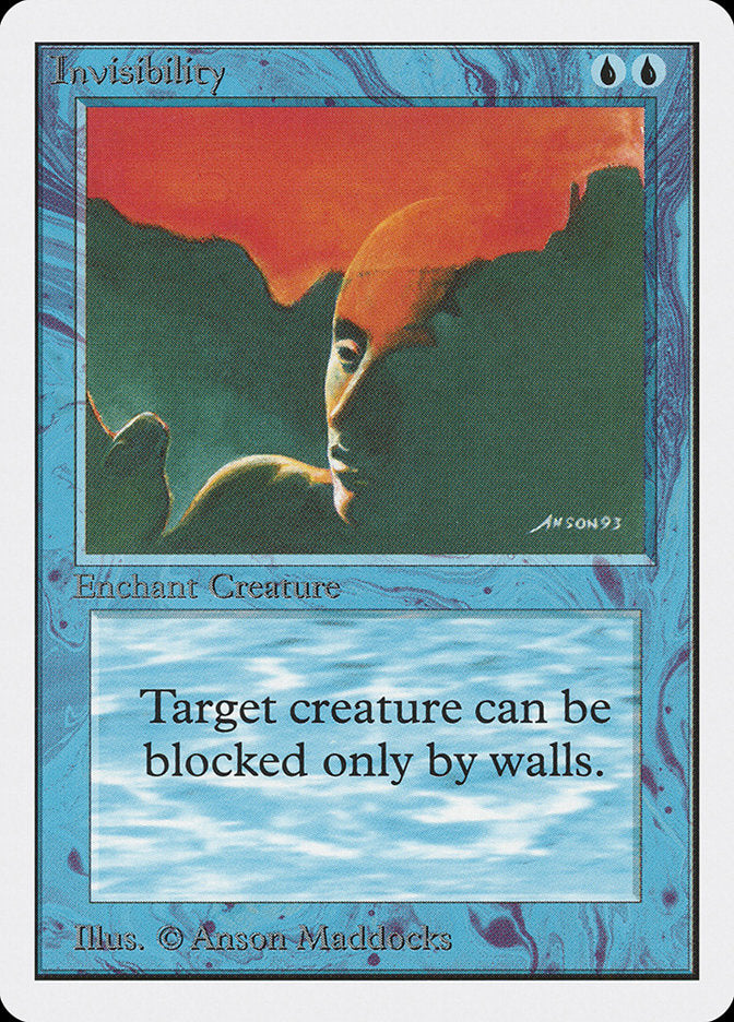 Invisibility [Unlimited Edition] Magic: The Gathering