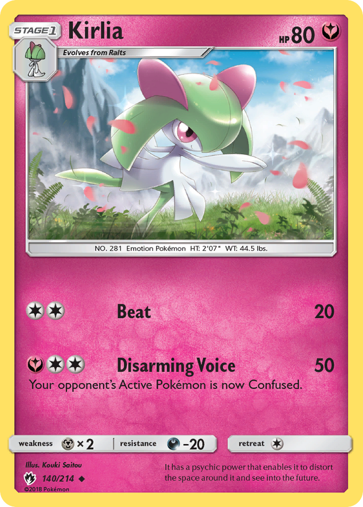 Kirlia (140/214) [Sun & Moon: Lost Thunder] Pokémon