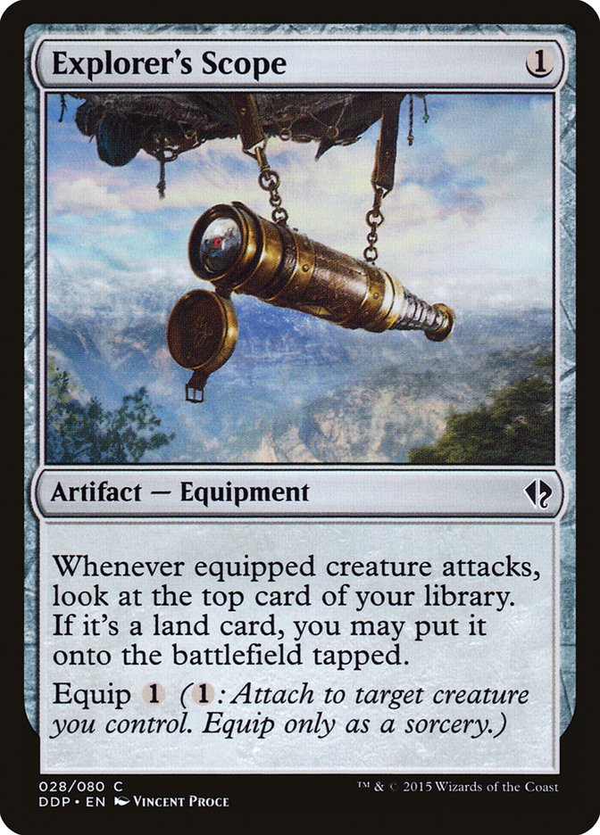 Explorer's Scope [Duel Decks: Zendikar vs. Eldrazi] Magic: The Gathering