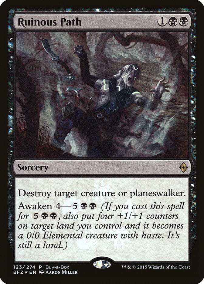 Ruinous Path (Buy-A-Box) [Battle for Zendikar Promos] Magic: The Gathering