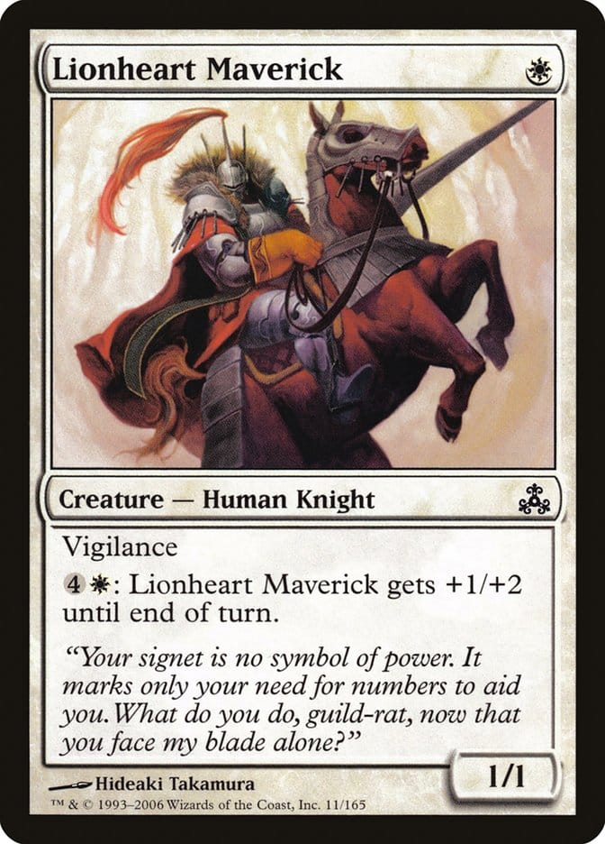 Lionheart Maverick [Guildpact] Magic: The Gathering