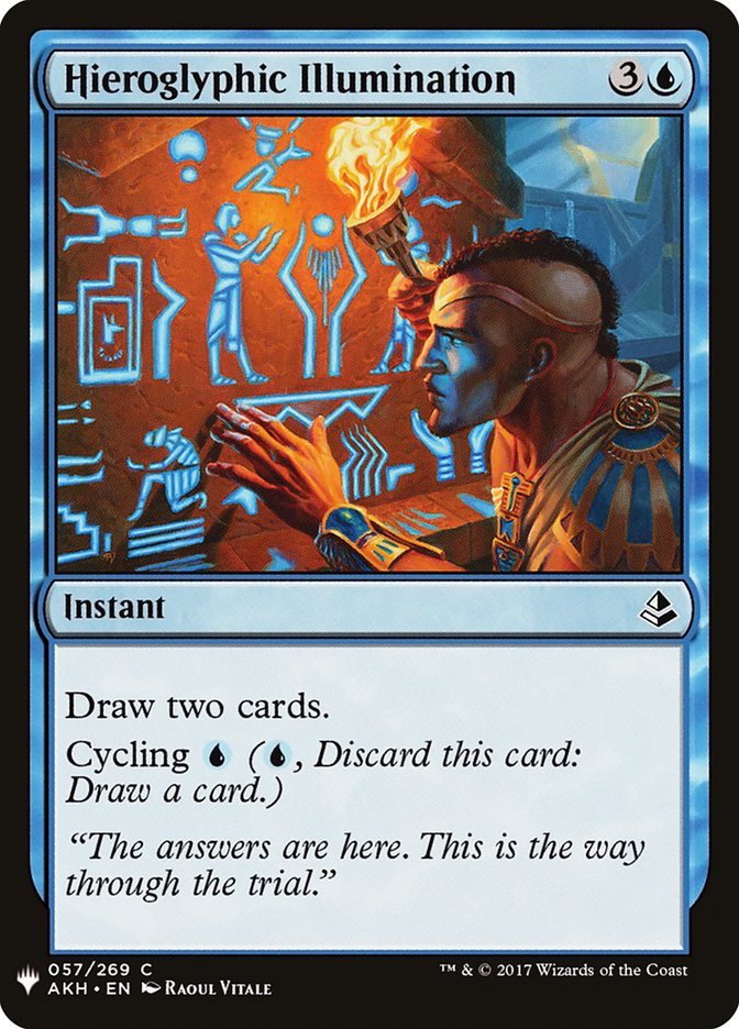 Hieroglyphic Illumination [Mystery Booster] Magic: The Gathering