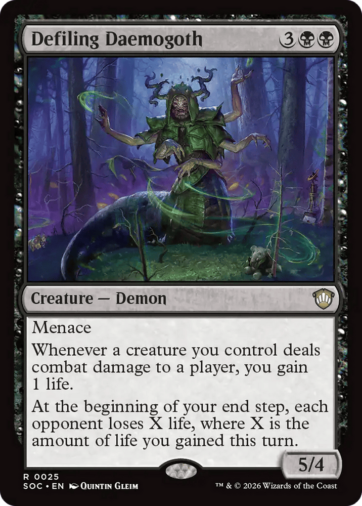 Defiling Daemogoth [Secrets of Strixhaven Commander]