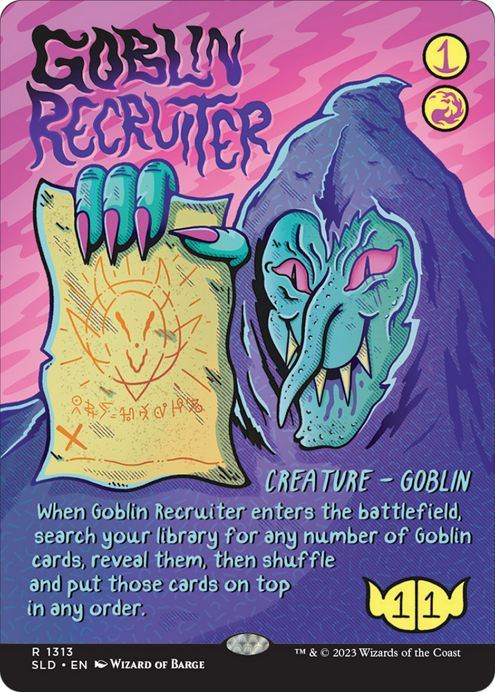 Goblin Recruiter (Rainbow Foil) [Secret Lair Drop Series] Magic: The Gathering