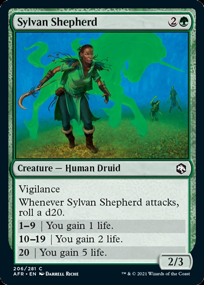 Sylvan Shepherd [Dungeons & Dragons: Adventures in the Forgotten Realms] Magic: The Gathering