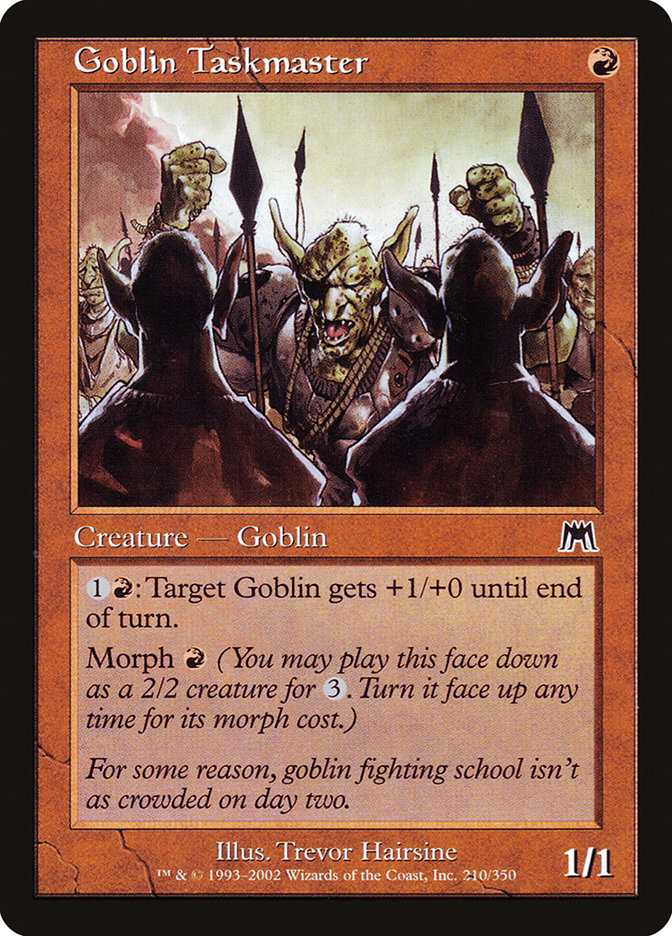 Goblin Taskmaster [Onslaught] Magic: The Gathering