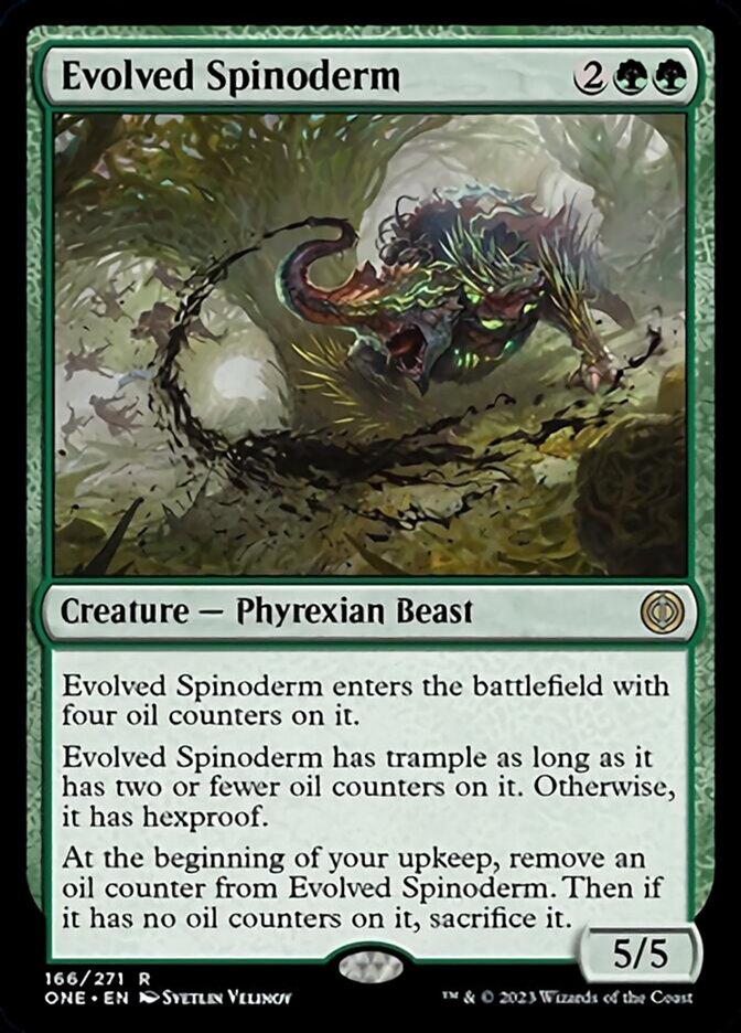 Evolved Spinoderm [Phyrexia: All Will Be One] Magic: The Gathering