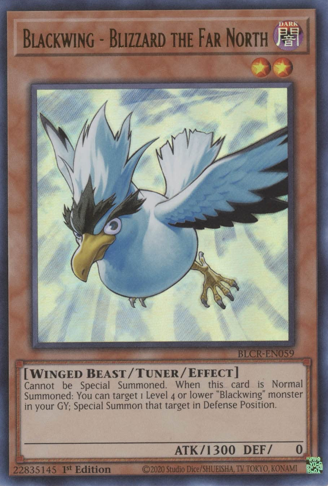 Blackwing - Blizzard the Far North [BLCR-EN059] Ultra Rare - Yugioh Cards For Your TCG Needs!