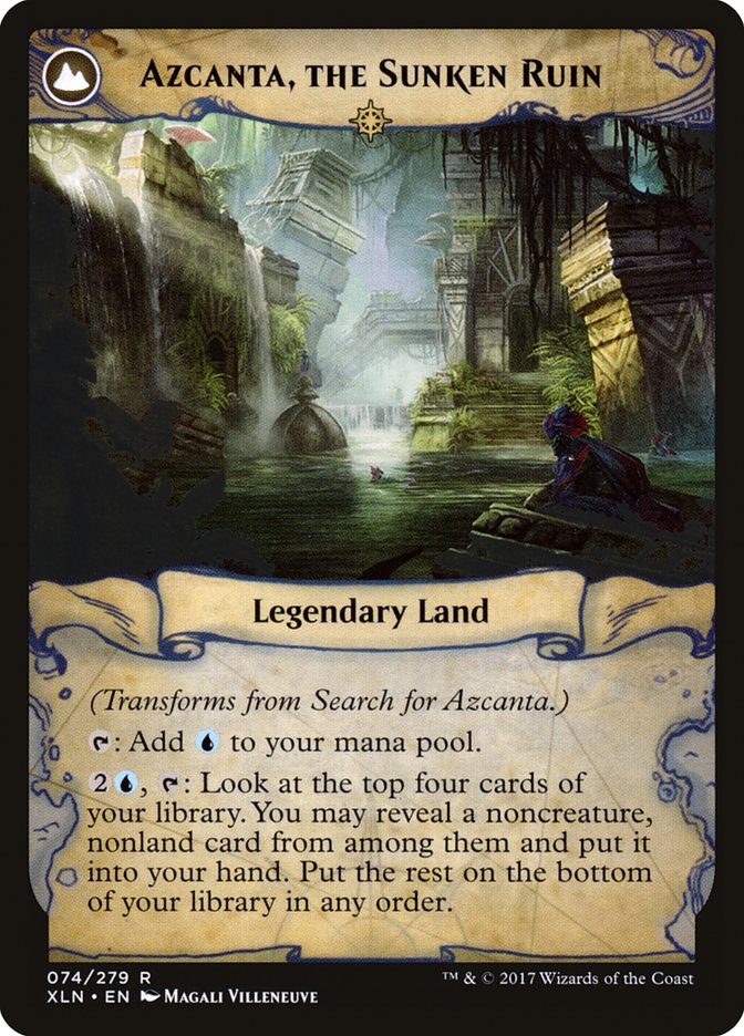 Search for Azcanta // Azcanta, the Sunken Ruin [Ixalan] Magic: The Gathering