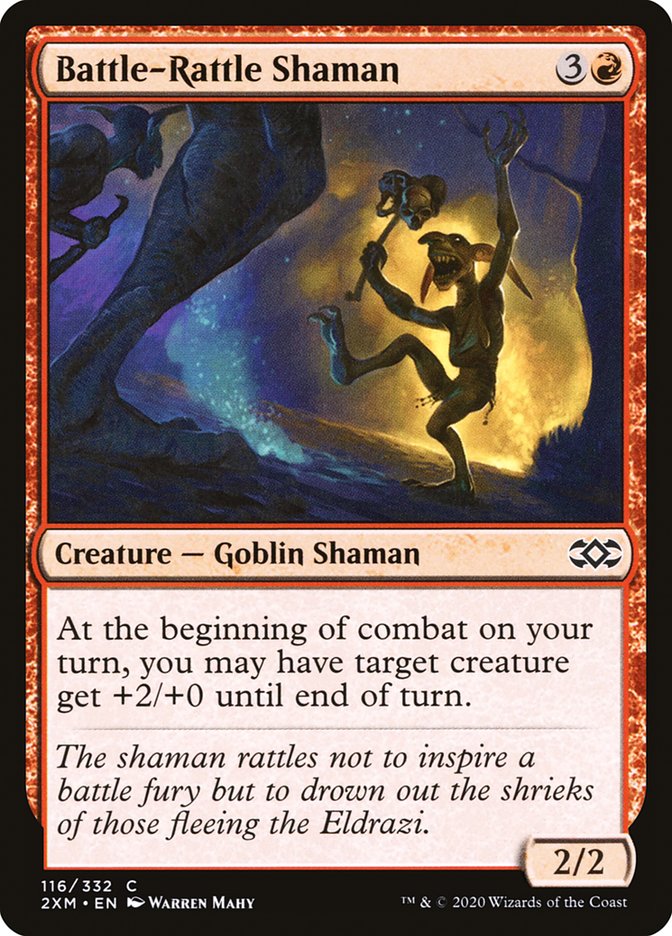 Battle-Rattle Shaman [Double Masters] Magic: The Gathering
