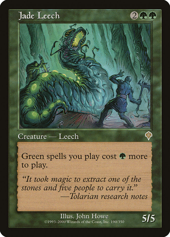 Jade Leech [Invasion] Magic: The Gathering