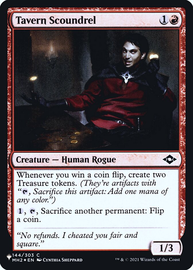 Tavern Scoundrel [Secret Lair: Heads I Win, Tails You Lose] Magic: The Gathering