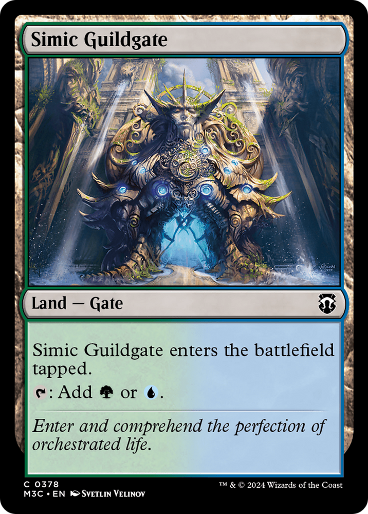 Simic Guildgate (Ripple Foil) [Modern Horizons 3 Commander] Magic: The Gathering