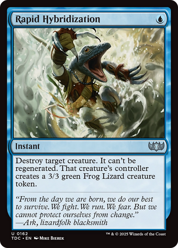 Rapid Hybridization [Tarkir: Dragonstorm Commander] Magic: The Gathering