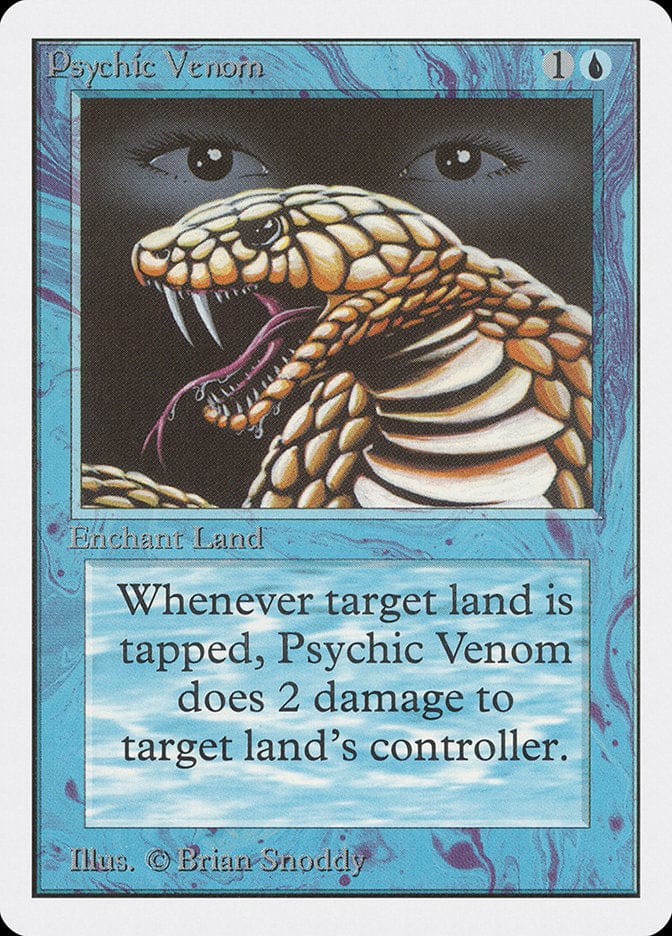 Psychic Venom [Unlimited Edition] Magic: The Gathering